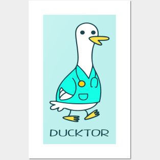 doctor duck Posters and Art